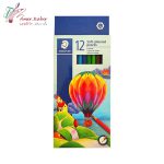 مداد رنگی 12 رنگ مقوای استدلر