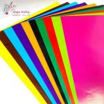 کاغذ رنگی  گلاسه 10 رنگ A3