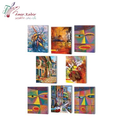 دفتر 40 برگ گلاسه عرش کد1