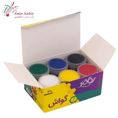 گواش 6 رنگ لوکی