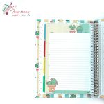 دفتر کلاسور 26 سوراخ کاغذ طرح دار کاما - تصویر 2