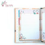 دفتر کلاسور 26 سوراخ کاغذ طرح دار کاما - تصویر 5