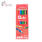 مدادرنگ 12 رنگ مقوایی کویلو - تصویر 2