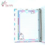 دفتر کلاسور 26 سوراخ کاغذ طرح دار کاما - تصویر 3