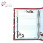 دفتر کلاسور 26 سوراخ کاغذ طرح دار کاما - تصویر 7