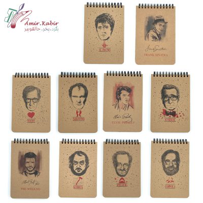 دفتر یادداشت بدون خط هنرمندان همیشه