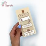 استیک نوت ( یادداشت چسب دار ) نشانه گذار دختر - تصویر 4