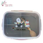 ظرف غذا خارجی 3 تیکه کرمی 209