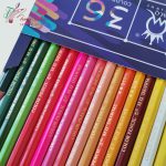 مداد رنگی 36 رنگ جعبه مقوایی ام کیو MQ بنفش - تصویر 4