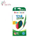 مداد12رنگ مقوایی تیتا - تصویر 2