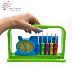 چرتکه 5 میل همراه ساعت آموزشی - تصویر 2