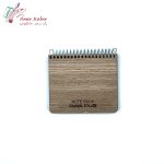 دفتر یادداشت جلد چوبی مربع پایا - تصویر 7