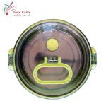 ظرف غذا خارجی استیل ماکرویو سبز 800 میل - تصویر 2