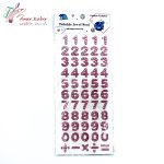برچسب نگین دار اکلیلی اعداد لاکچری - تصویر 2