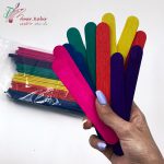 چوب بستنی درجه 1 پهن رنگی