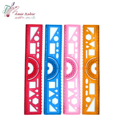 خط کش ژله ای نقاله دار 30س