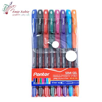 خودکار پنتر رنگی 8 رنگ 0.7