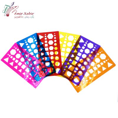 شابلون هندسی اشکال جور ژله ای دانشمند