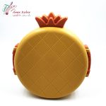 ظرف غذا گرد استیل آناناس خردلی