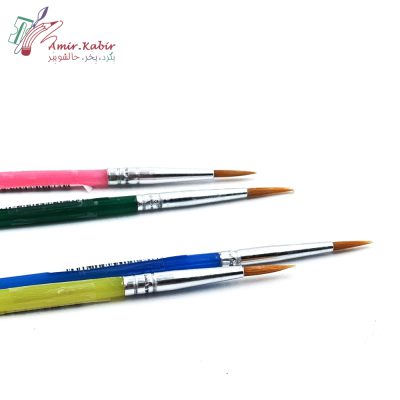 قلمو گواشی گرد رنگی سایز 1