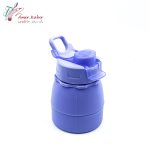 قمقمه سیلیکونی گیره دار بنفش - تصویر 2