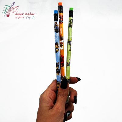 مداد مشکی سگ نگهبان 3 عددی پسرانه