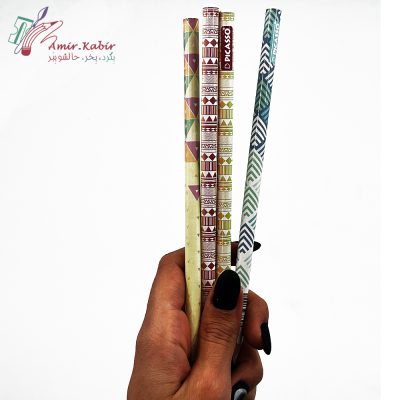 مداد مشکی پیکاسو هندسی 4 عددی