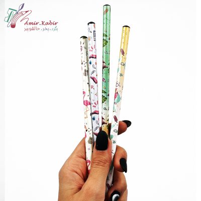 مداد مشکی فلامینگو 4 عددی