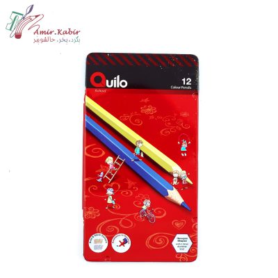 مداد 12 رنگ فلزی کویلو