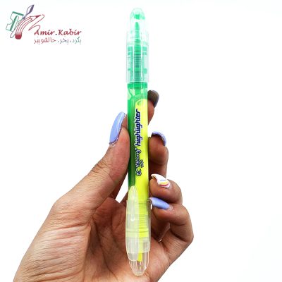 هایلایت مایع 2 سر قلمی yalong سبز