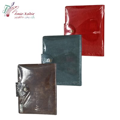 دفتر کلاسور 20 سوراخ چرم نگار