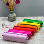 جامدادی طرح چرم تک زیپ ساده - تصویر 3