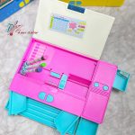 جامدادی آهنربایی کتابی پهن 5 کشو - تصویر 3