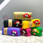 جامدادی تک زیپ طرح چرم عروسک برجسته ناسی - تصویر 2