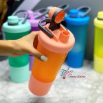 قمقمه شیکردار جا قرص دار مانیسام - تصویر 2