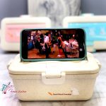 ظرف غذا قاشق دار ماکرو دارای هولدر موبایل 526 - تصویر 5