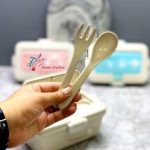 ظرف غذا قاشق دار ماکرو دارای هولدر موبایل 526 - تصویر 3