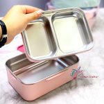 ظرف غذا 2 طبقه استیل ماکرو 5063 - تصویر 2