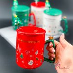 ماگ کریسمسی درب دار - تصویر 4