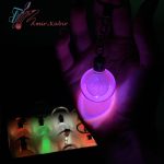 سرکلیدی گوی کریستال چراغ دار - تصویر 6