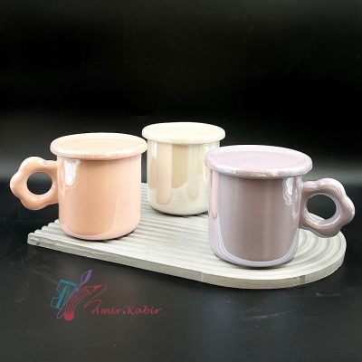 ماگ 7 رنگ درب دار