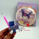 نقاشی الماسی گرد قاب دار کرومی - تصویر 3