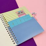 استیکر دفترچه ای کرومی فنر بغل - تصویر 2