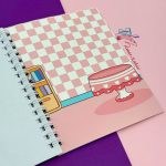 استیکر دفترچه ای کرومی فنر بغل - تصویر 6