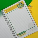دفتر 60 برگ حاشیه و استیکر دار پیتیکو 377 - تصویر 2