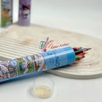 مداد 12 رنگ لوله ای کرومی اعلی - تصویر 3